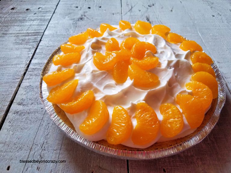 NoBake Orange Creamsicle Pie Blessed Beyond Crazy