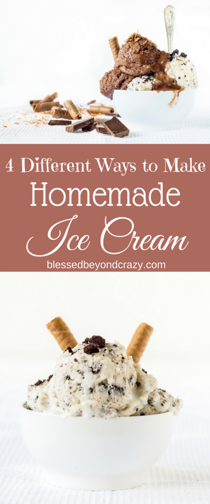 Homemade Ice Cream, Many Ways