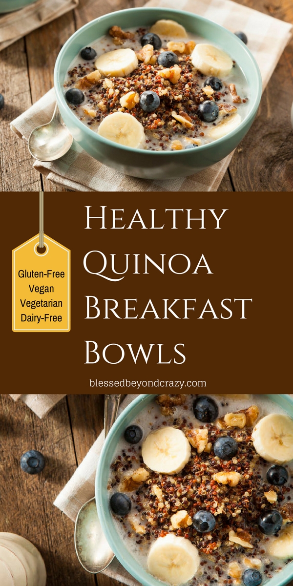 Healthy Quinoa Breakfast Bowls