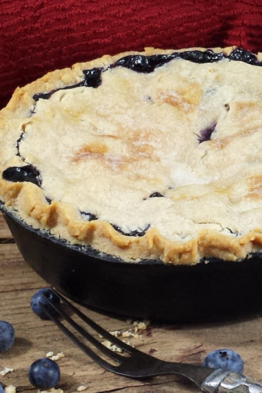 Mini Cast Iron Skillet Fruit Pies - Blessed Beyond Crazy