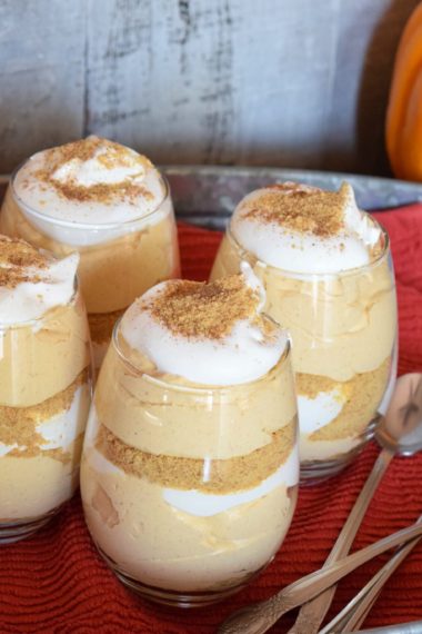 Pumpkin Mousse Parfaits - Blessed Beyond Crazy