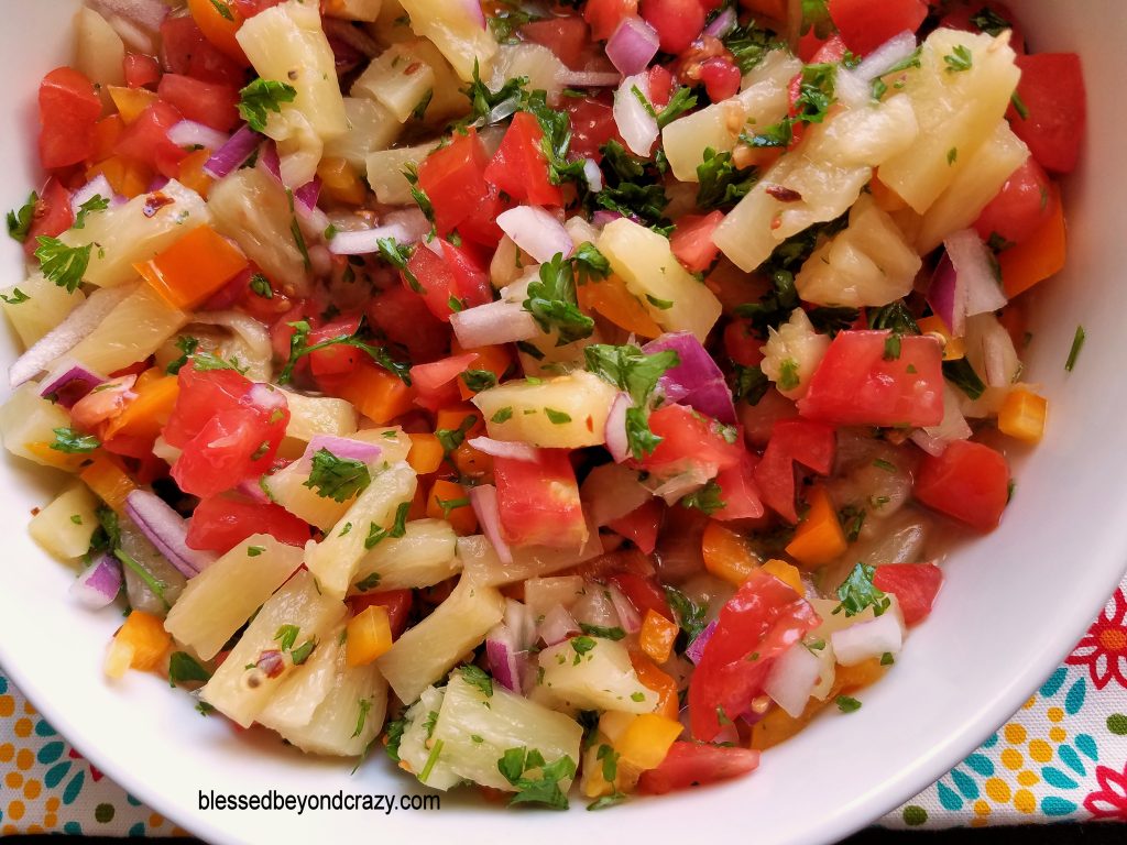 Pineapple Tomato Salsa