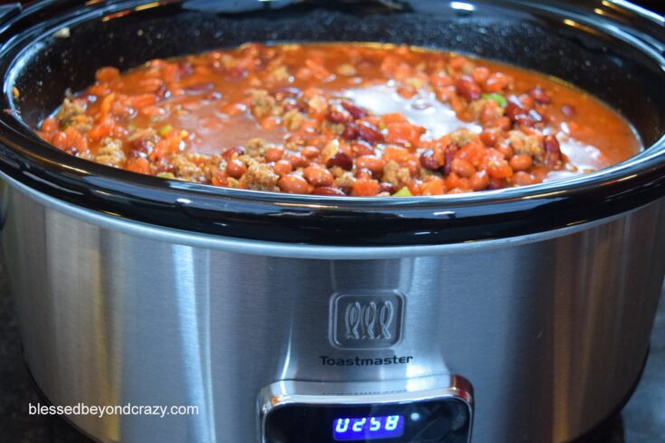 Benny’s Famous Sweet and Spicy Crockpot Chili