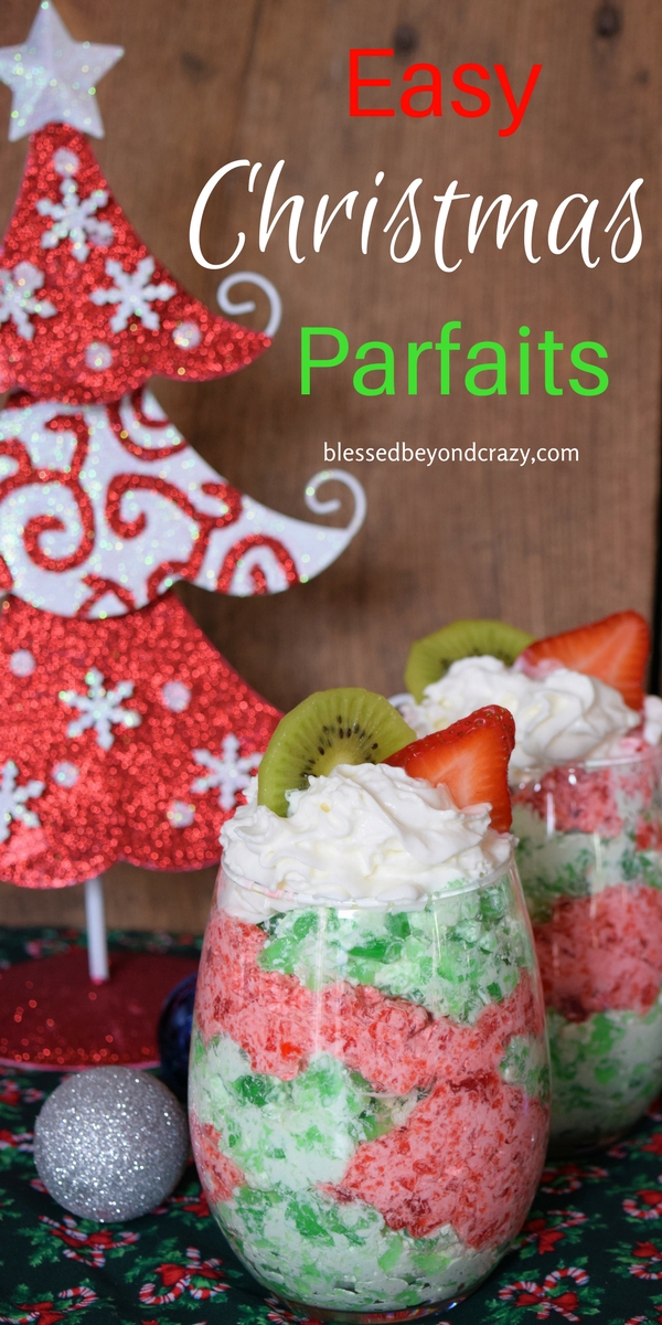 Easy Christmas Parfaits