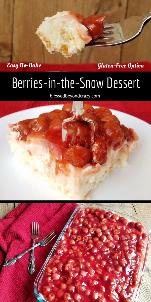 Berries-in-the-Snow Dessert