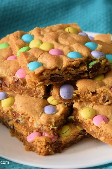 Peanut M&M Bars - Simple Comfort Food