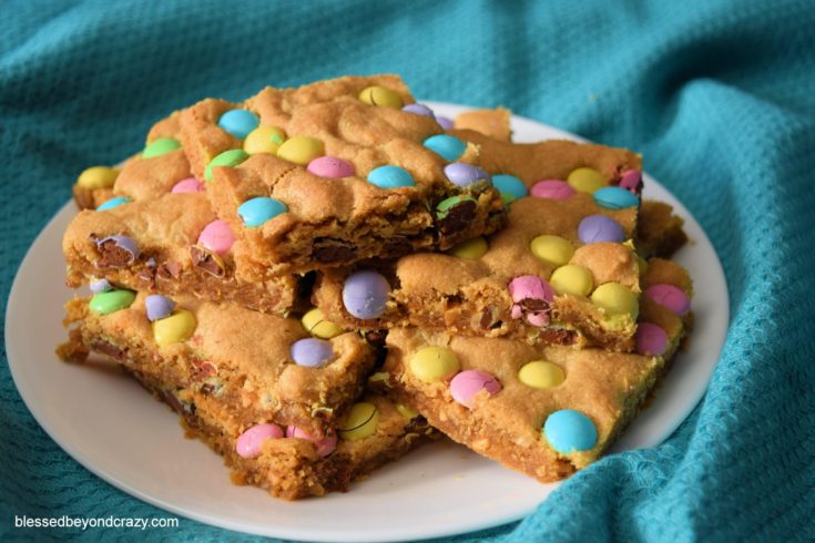 Peanut Butter M&M Bars