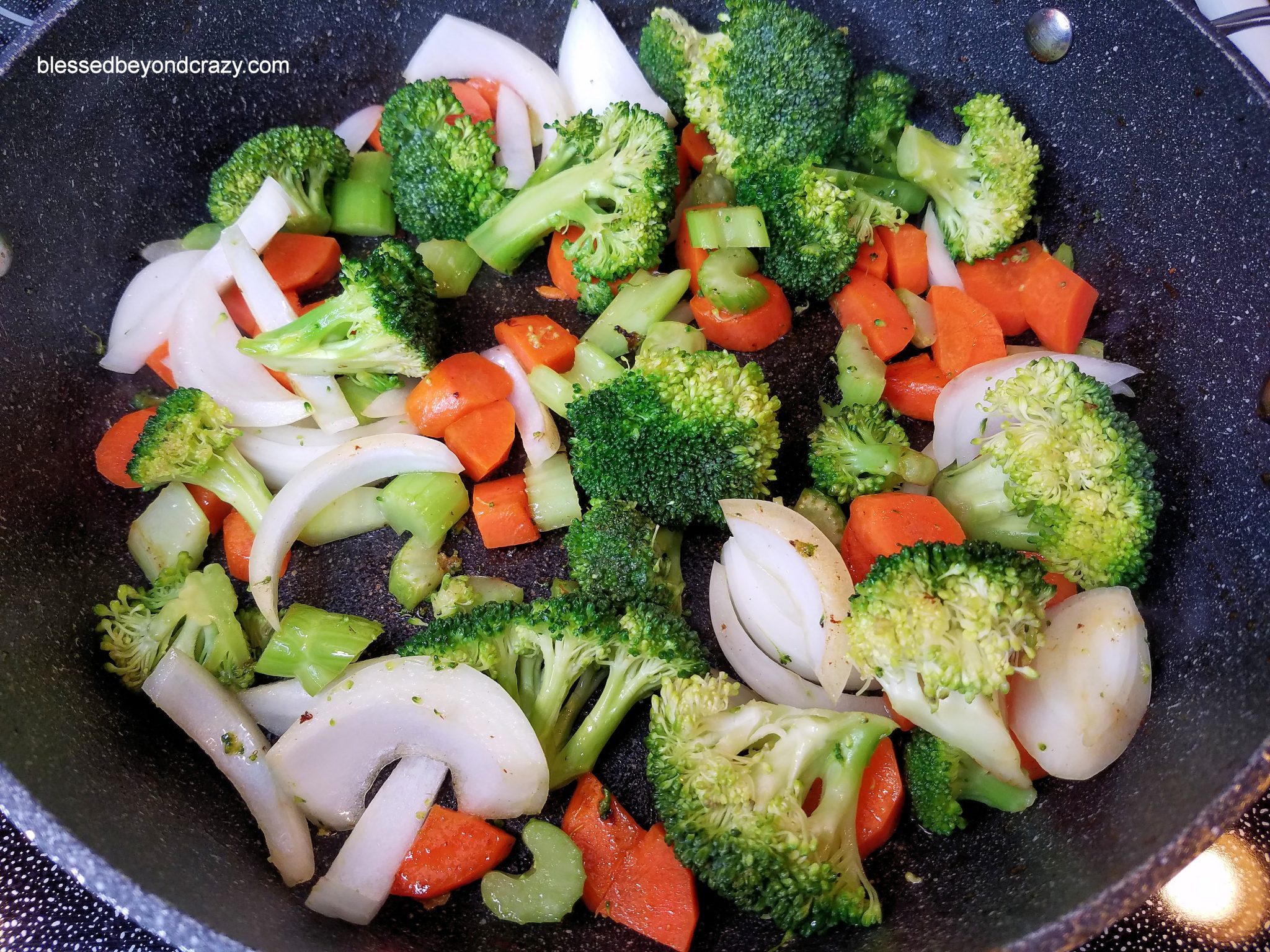 Low-Carb Veggie Shrimp Stir-Fry - Blessed Beyond Crazy