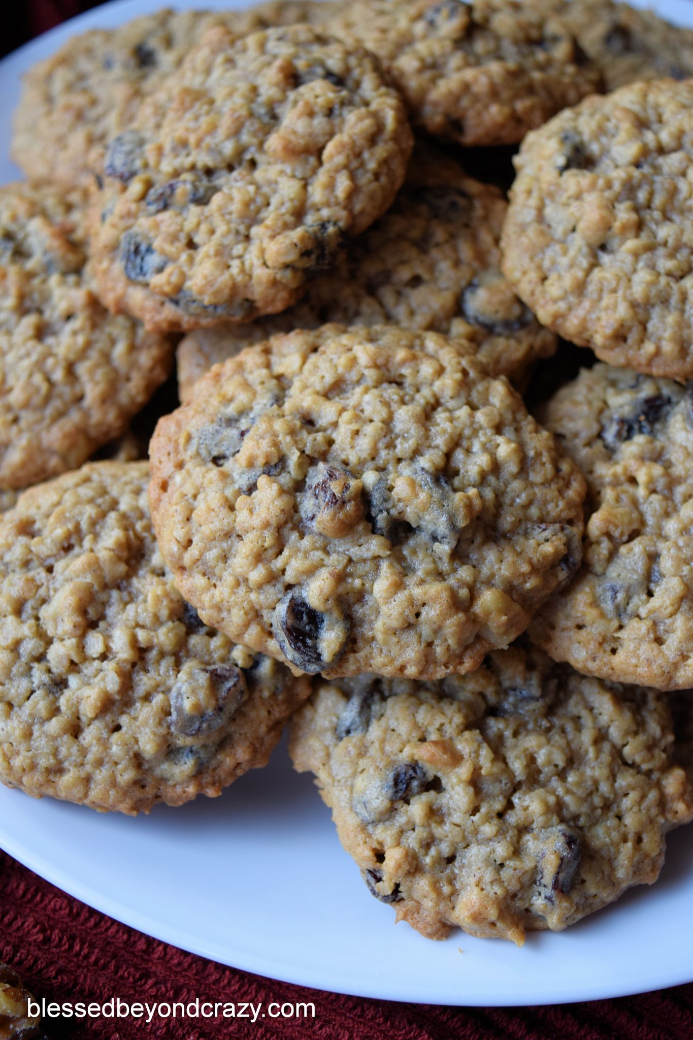 Oatmeal Raisin Walnut Cookies Blessed Beyond Crazy