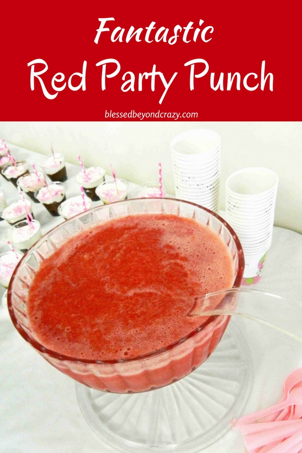 Fantastic Red Party Punch - Blessed Beyond Crazy