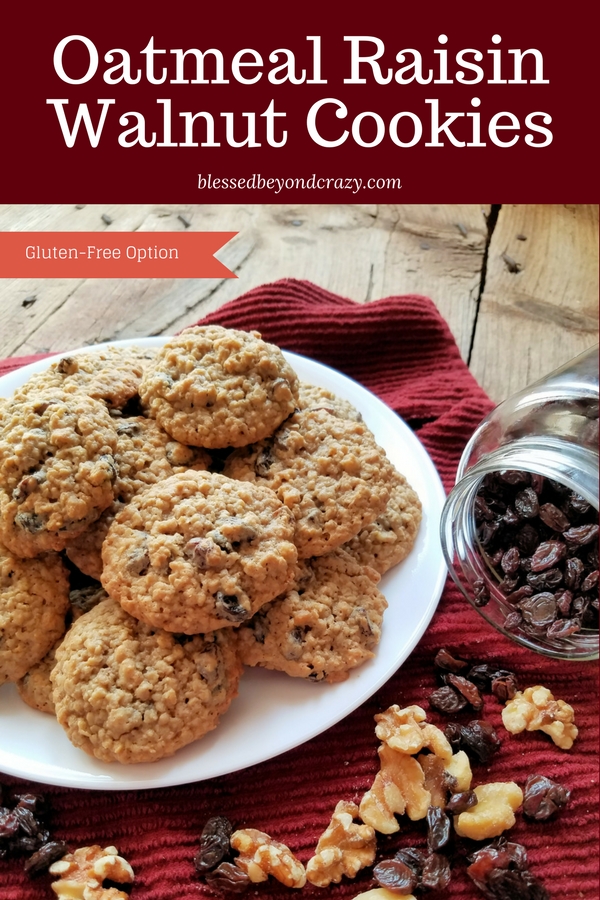 Oatmeal Raisin Walnut Cookies 