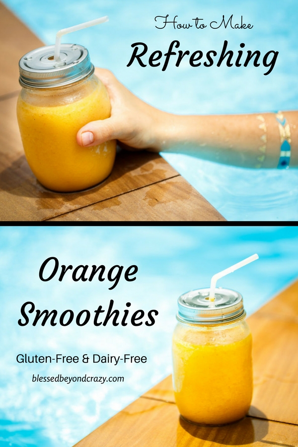 Refreshing Orange Smoothies