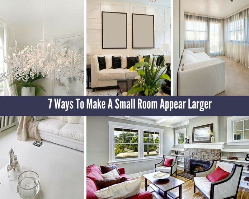 7 Ways to Make a Small Room Appear Larger Blessed Beyond Crazy