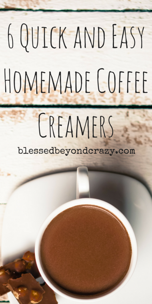 6 Quick and Easy Homemade Coffee Creamers