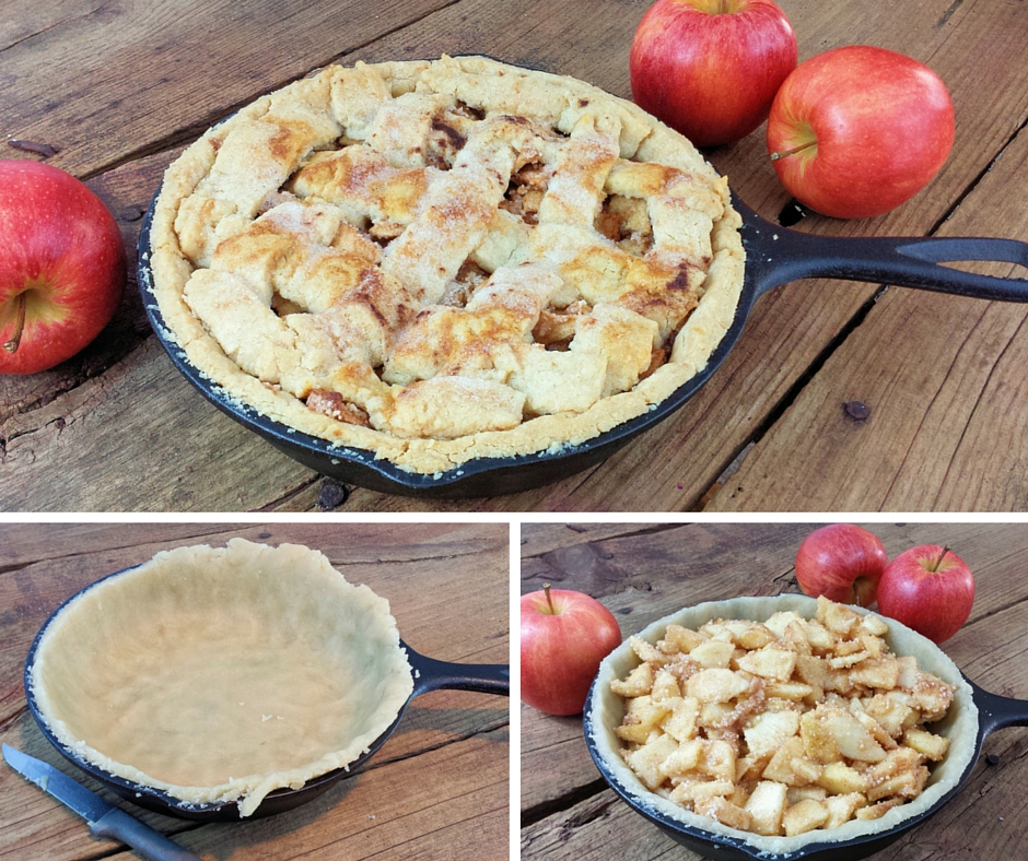 Rustic Cast Iron Skillet Apple Pie