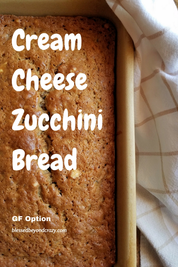 Cream Cheese Zucchini Bread