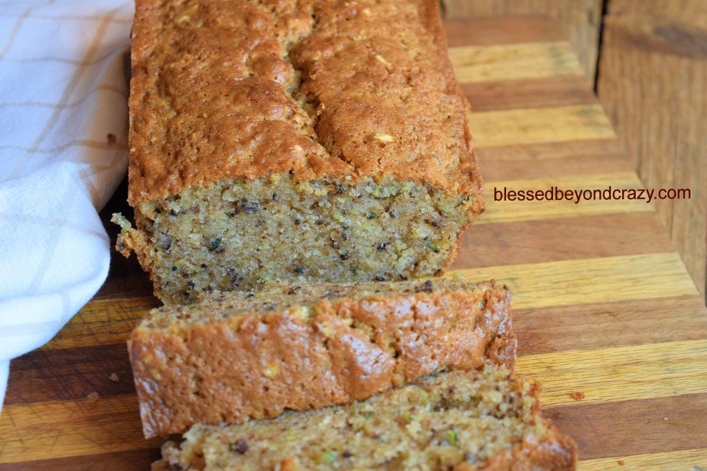 Cream Cheese Zucchini Bread (Gluten Free Option) - Blessed Beyond Crazy
