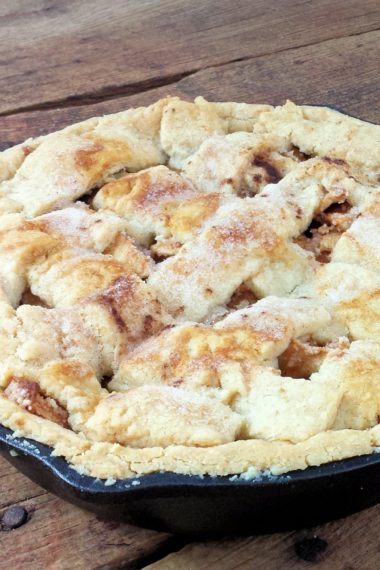 Rustic Skillet Apple Pie Recipe - Hostess At Heart