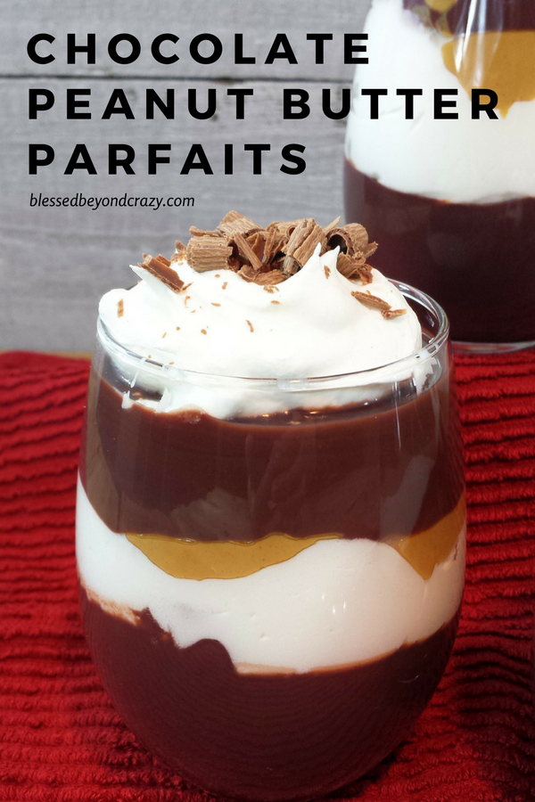 Chocolate Peanut Butter Parfaits