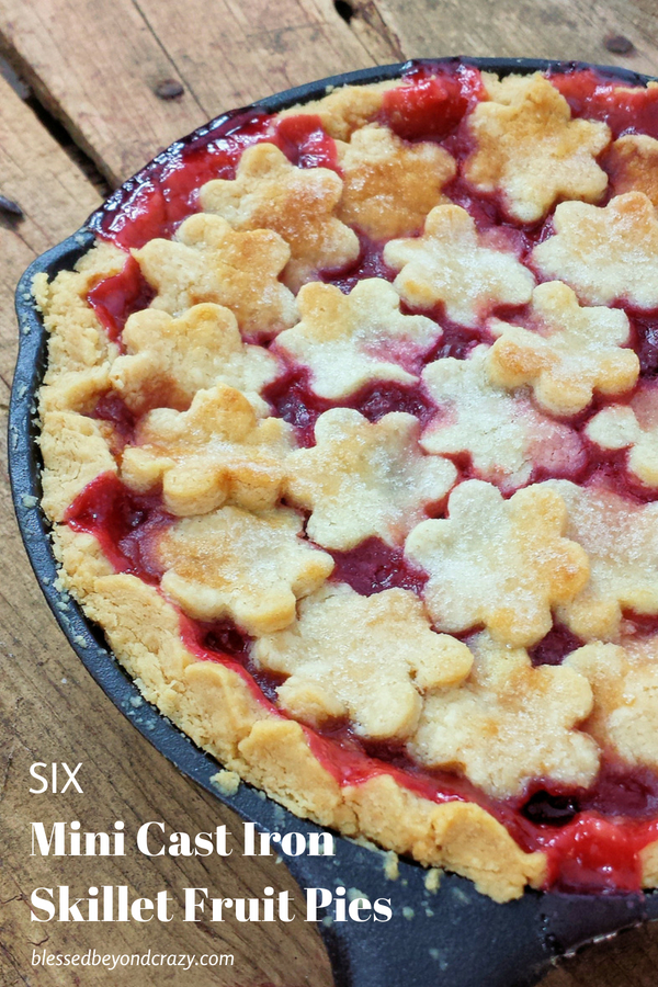 Mini Cast Iron Skillet Fruit Pies