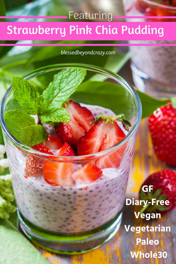 Strawberry Pink Chia Pudding