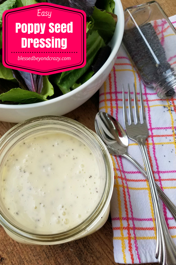 Easy Poppy Seed Dressing