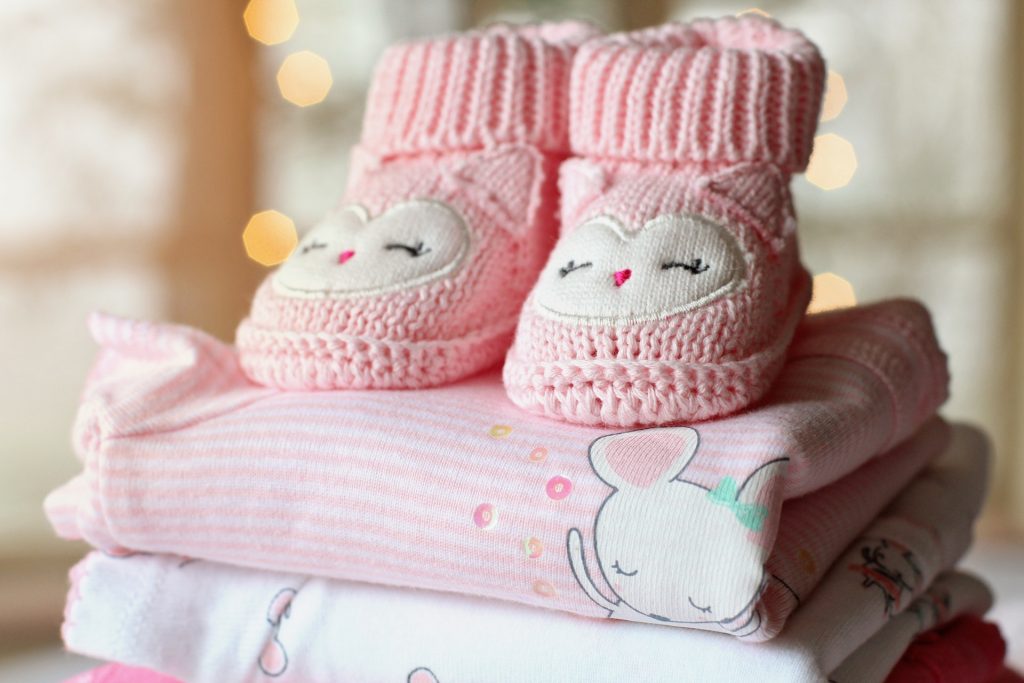 Adorable Pink & Gray Baby Nursery