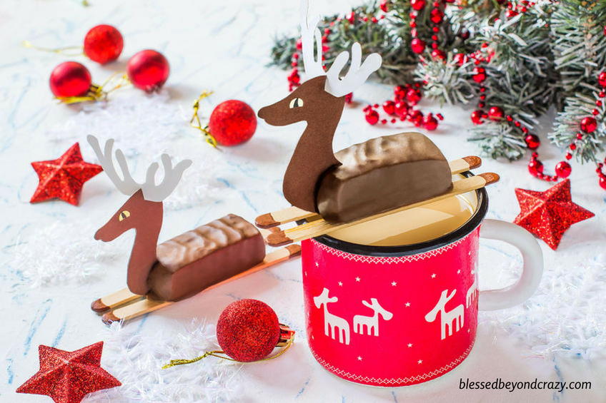 Reindeer Candy Bar Favors