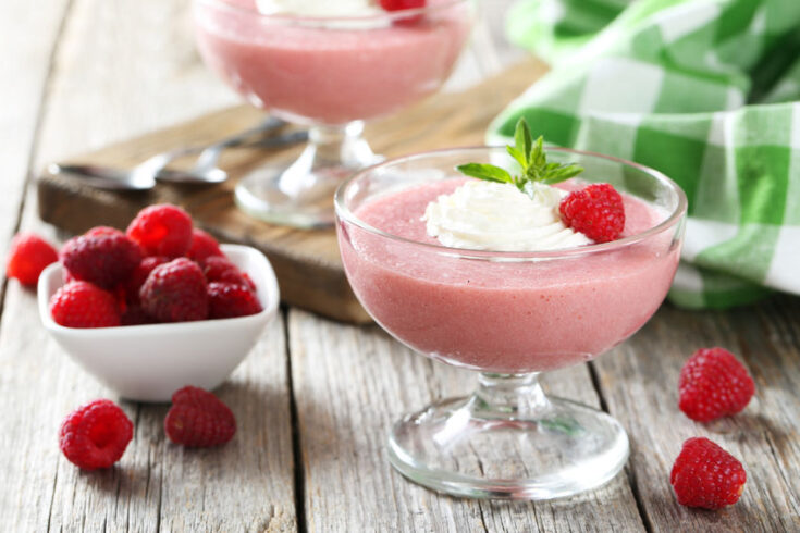 Easy Low-Carb Raspberry Mousse