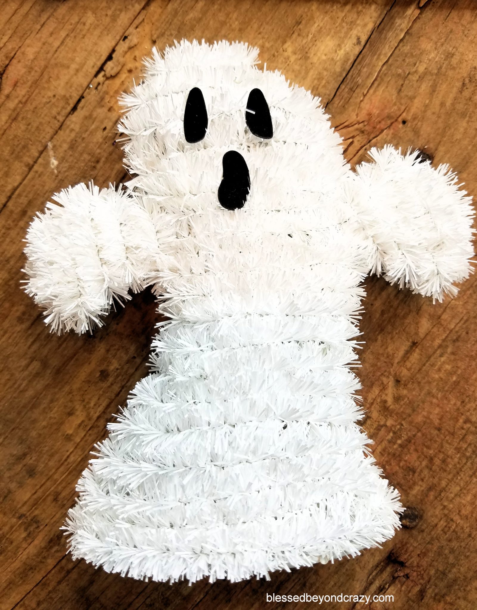 DIY Halloween Ghost Decor - Blessed Beyond Crazy