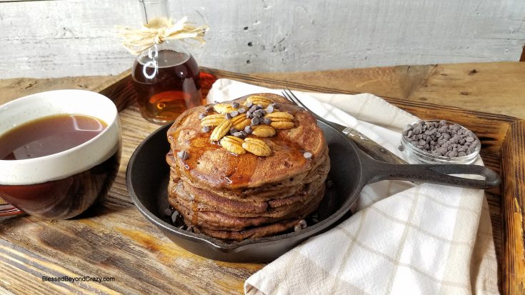 Triple Chocolate Pancakes