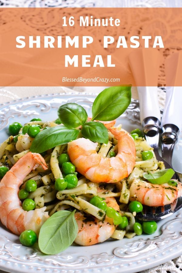 16 Minute Shrimp Pasta Meal