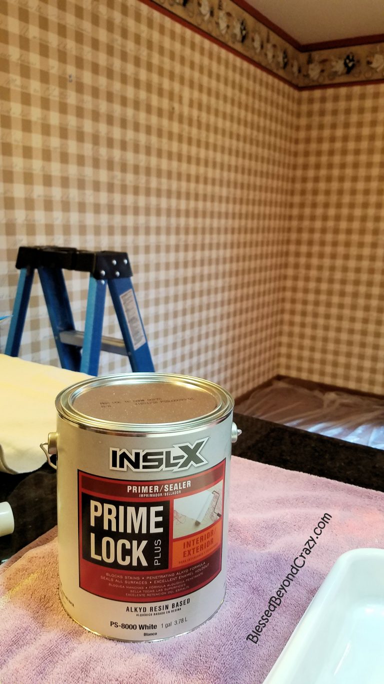 How to Paint Over Wallpaper Blessed Beyond Crazy