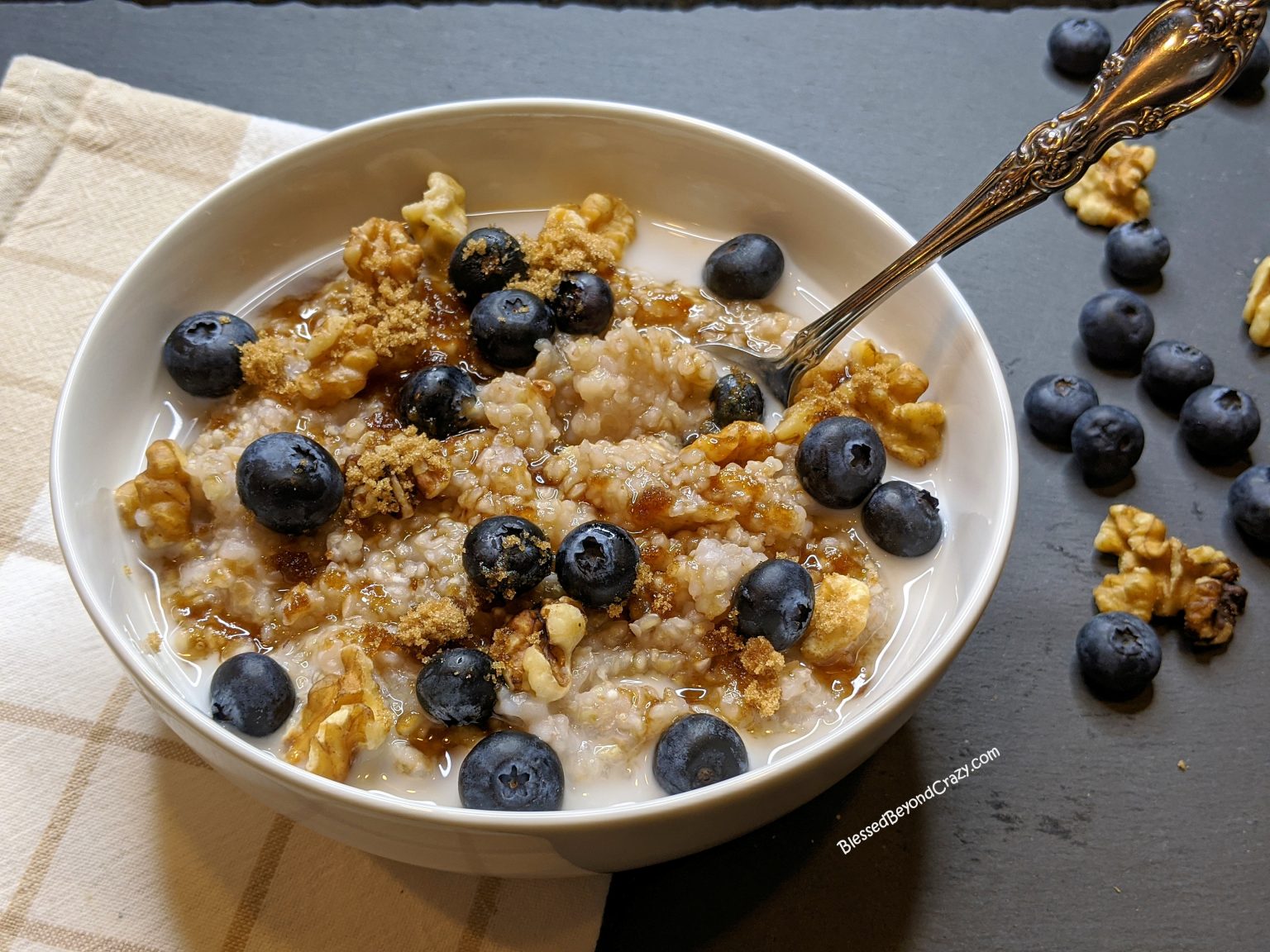 Easy Buckwheat Breakfast Porridge Blessed Beyond Crazy