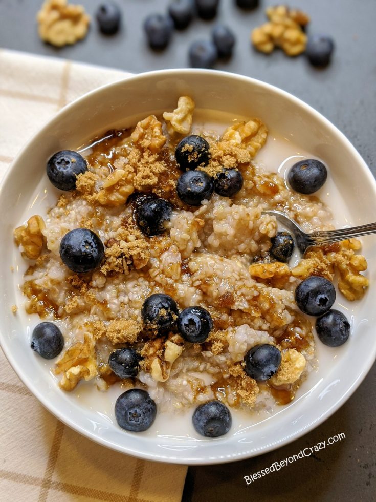 Ready to serve buckwheat porridge