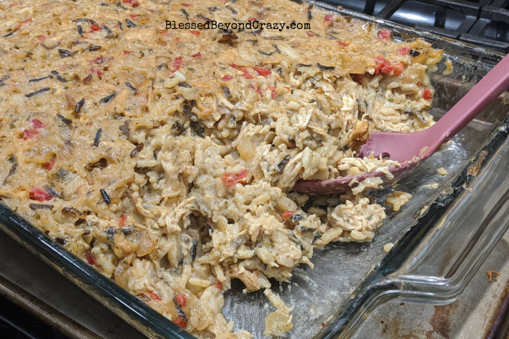 Wild Rice and Chicken Supreme Casserole