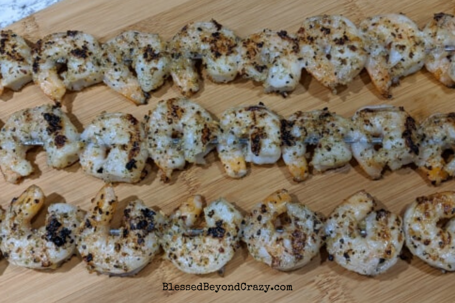 Grilled Shrimp with Garlic Butter Sauce - Blessed Beyond Crazy