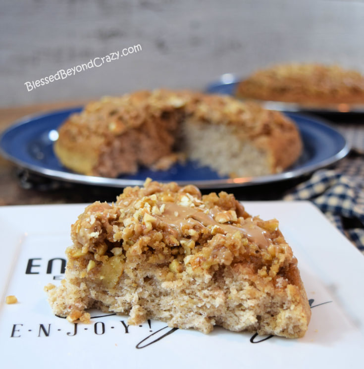 Upside-Down Pecan Skillet Bread