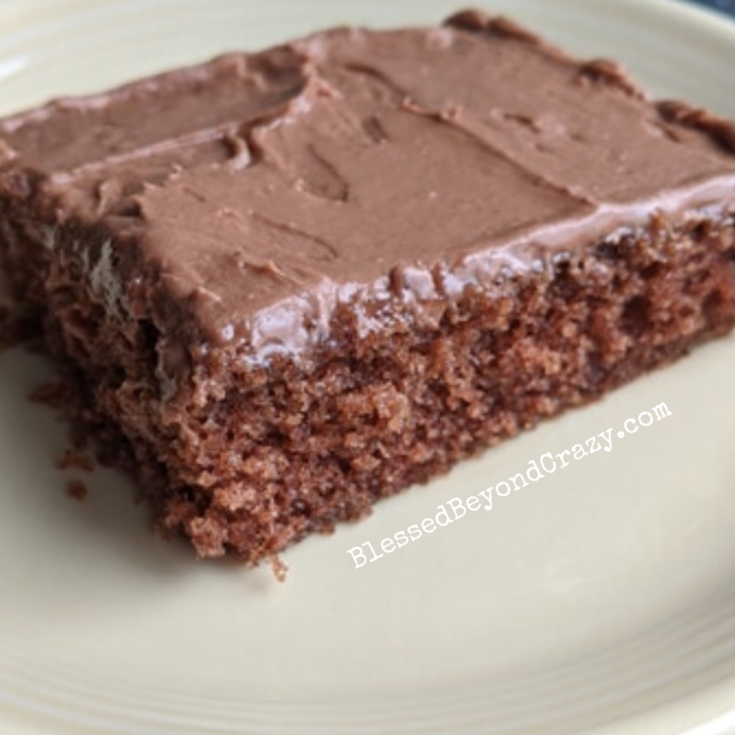 Texas Sheet Cake, Gluten Free Option