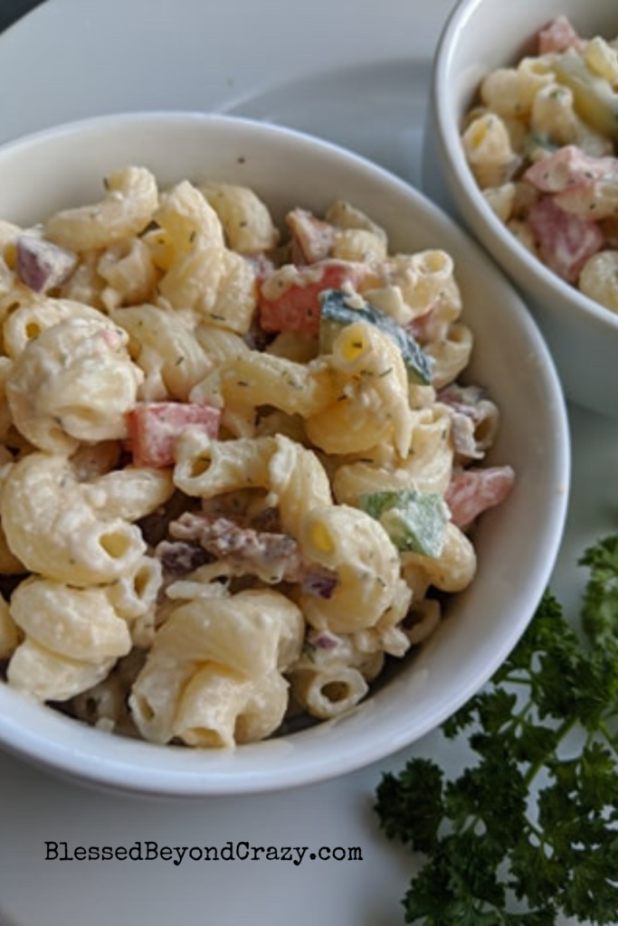 creamy pasta salad