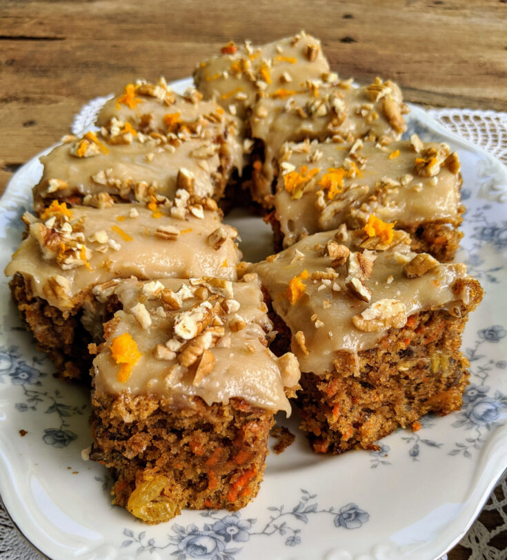 Kid-Friendly Carrot Cake Bars (Gluten-Free Option)