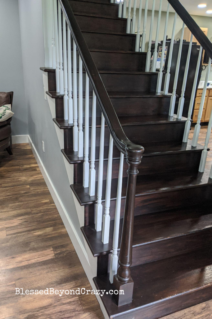 refinished staircase
