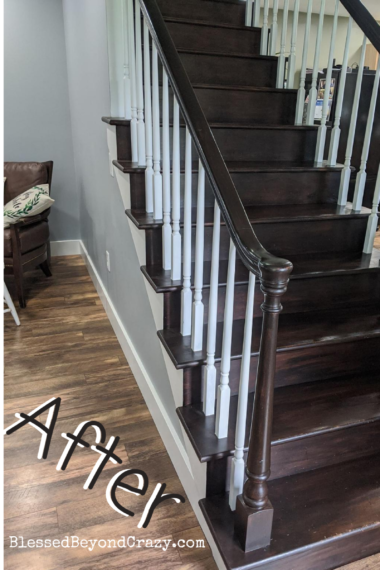 How I Gel Stained our Wood Floors - The Wicker House