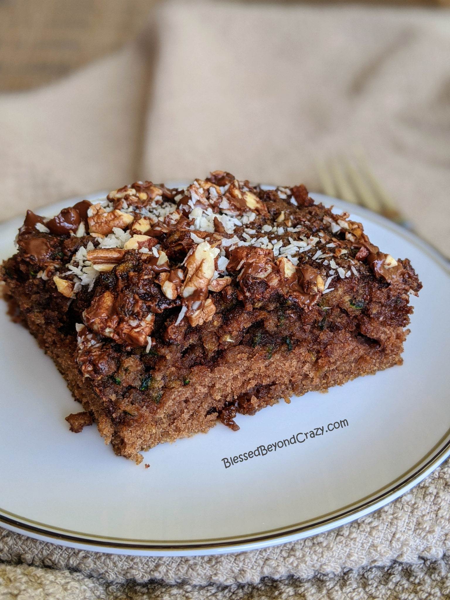 Chocolate Zucchini Brownies (GlutenFree Option)