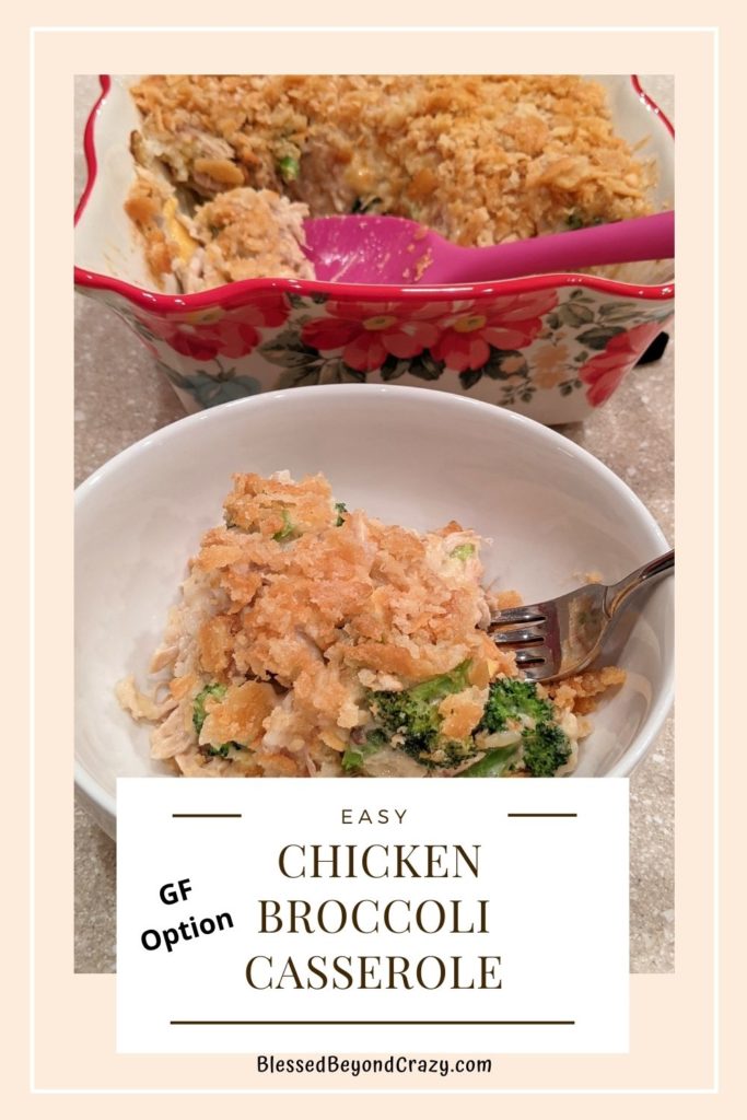 Easy Chicken Broccoli Casserole (Gluten-Free Option) - Blessed Beyond Crazy