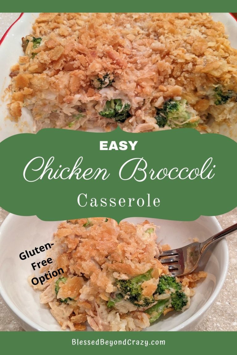Easy Chicken Broccoli Casserole (GlutenFree Option) Blessed Beyond Crazy