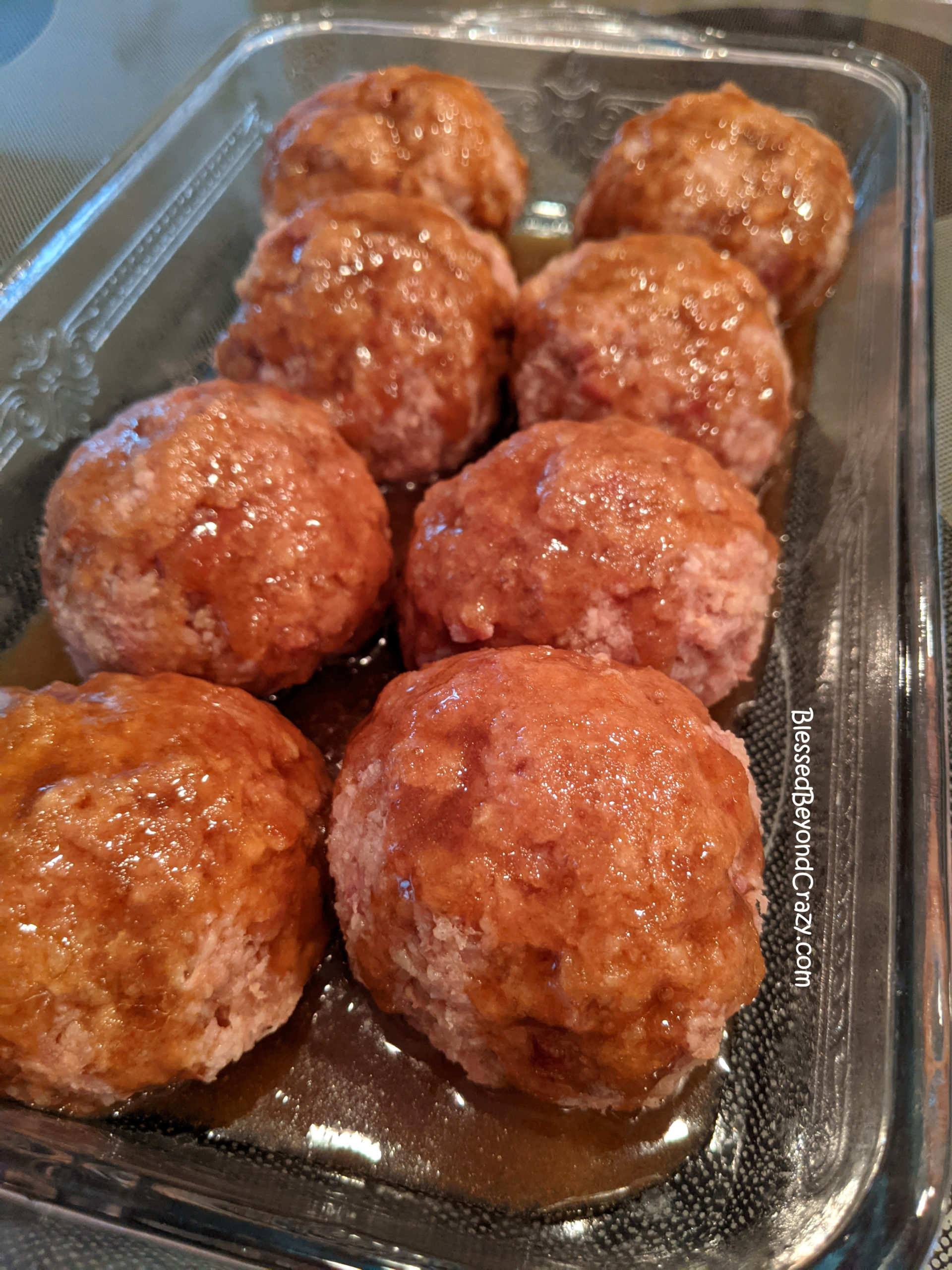 Easy FreezerFriendly Ham Balls (GlutenFree Option) Blessed Beyond Crazy