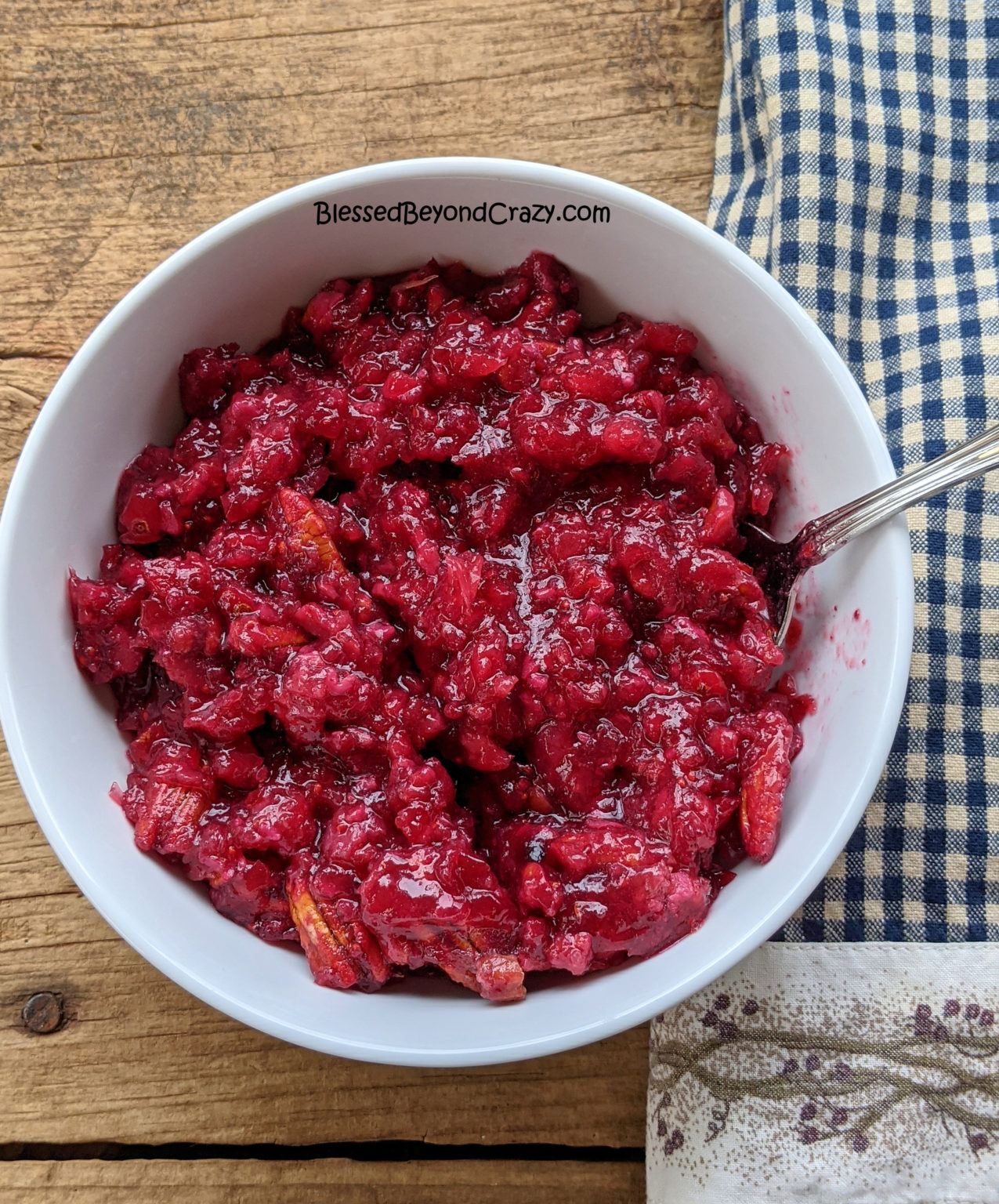 Holiday Cranberry Salad Blessed Beyond Crazy