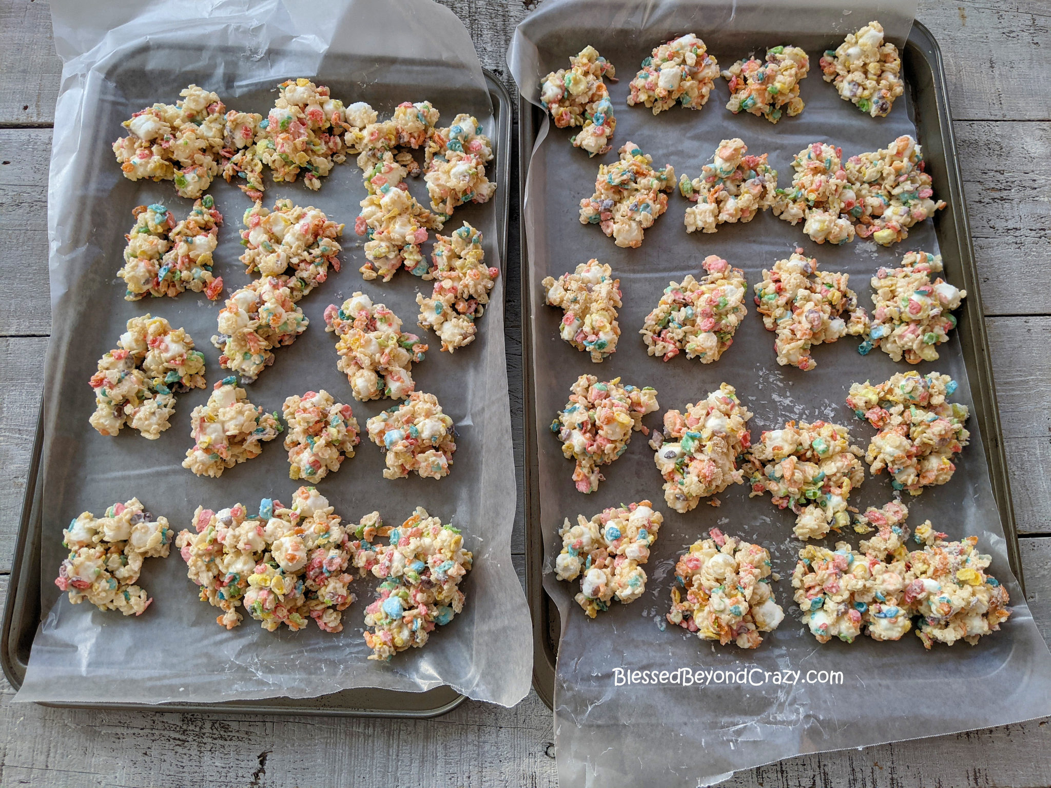 Almond Bark Cereal Candy Clusters with GlutenFree Option Blessed