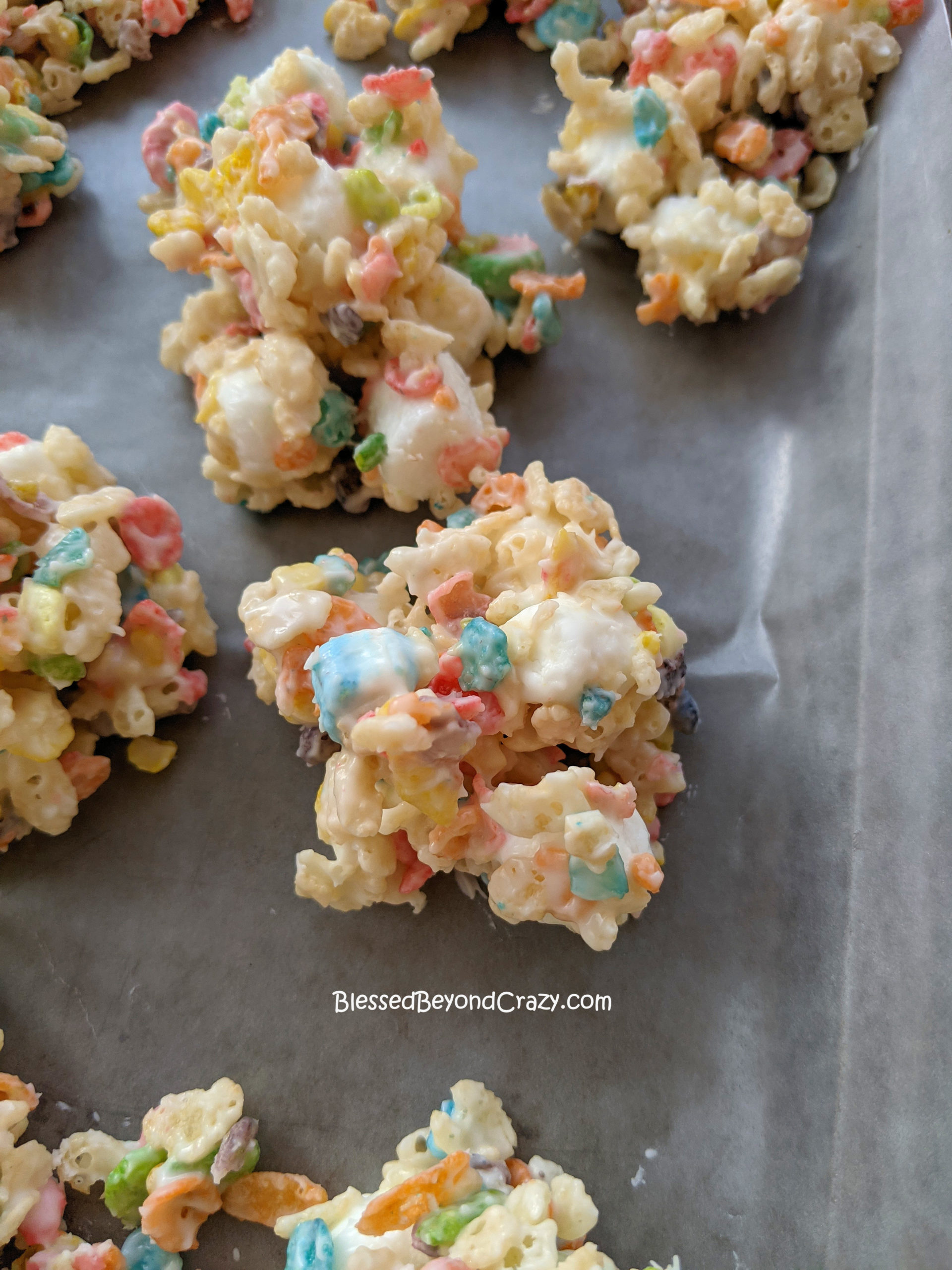 Almond Bark Cereal Candy Clusters with GlutenFree Option Blessed